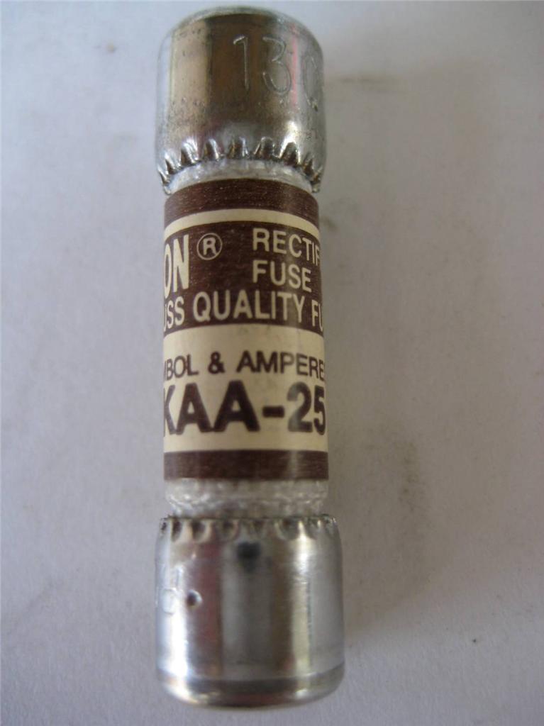 1x fusible BUSSMANN KAA 1/2 1 2 3 4 5 6 7 8 9 10 12 15 20 o 25 amperios nuevo de lote antiguo ir sf13x - Imagen 17 de 17