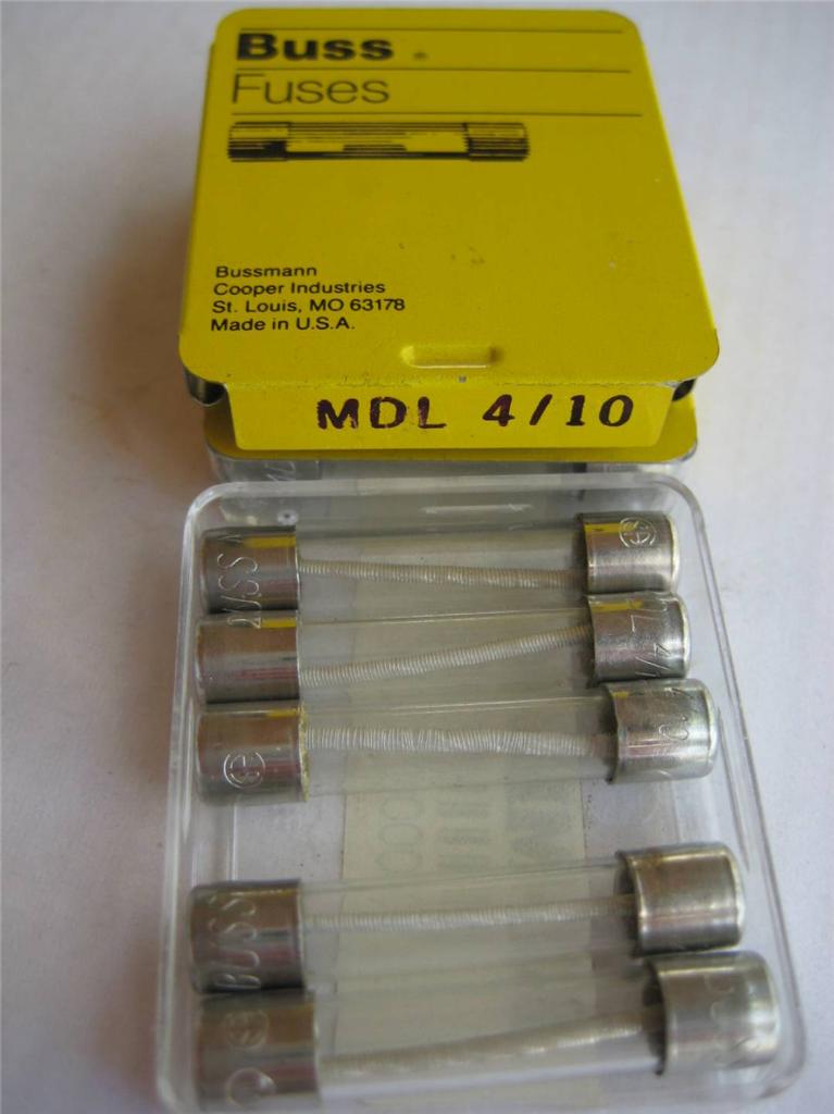 5X BUSSMANN Time Delay Fuse MDL 2/10, 1/4, 4/10, 1/2, or 1-2/10 Amp 313 250 VAC - Picture 6 of 9