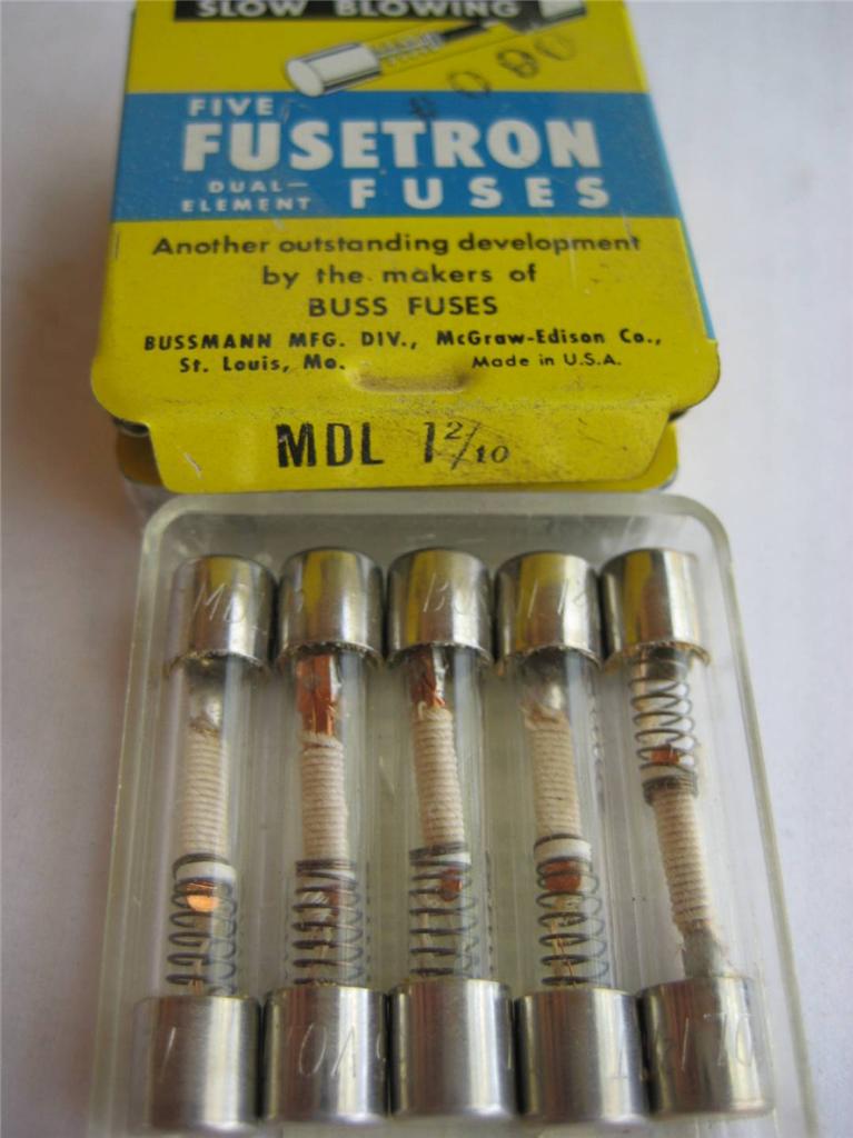 5X BUSSMANN Time Delay Fuse MDL 2/10, 1/4, 4/10, 1/2, or 1-2/10 Amp 313 250 VAC - Picture 9 of 9