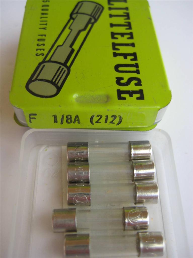 5X Littelfuse NTE Fuse 217 .125 1/8 .160 .25 1/4 4/10 .400 Amp 5x20 mm 250V Rápido - Imagen 5 de 13