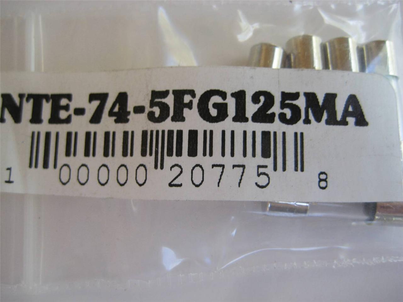 5X Littelfuse NTE Fuse 217 .125 1/8 .160 .25 1/4 4/10 .400 Amp 5x20 mm 250V Rápido - Imagen 6 de 13