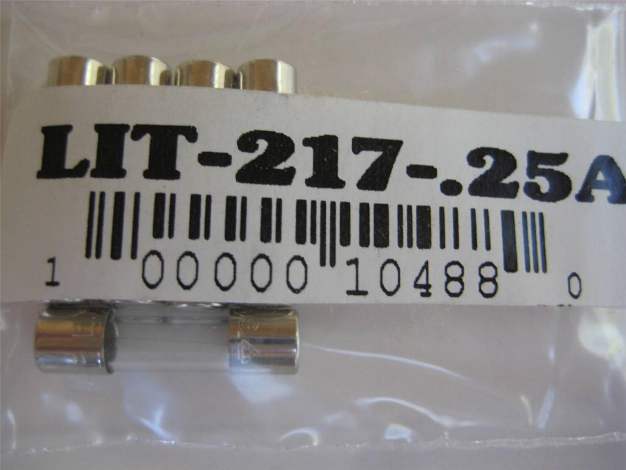 5X Littelfuse NTE Fuse 217 .125 1/8 .160 .25 1/4 4/10 .400 Amp 5x20 mm 250V Rápido - Imagen 8 de 13
