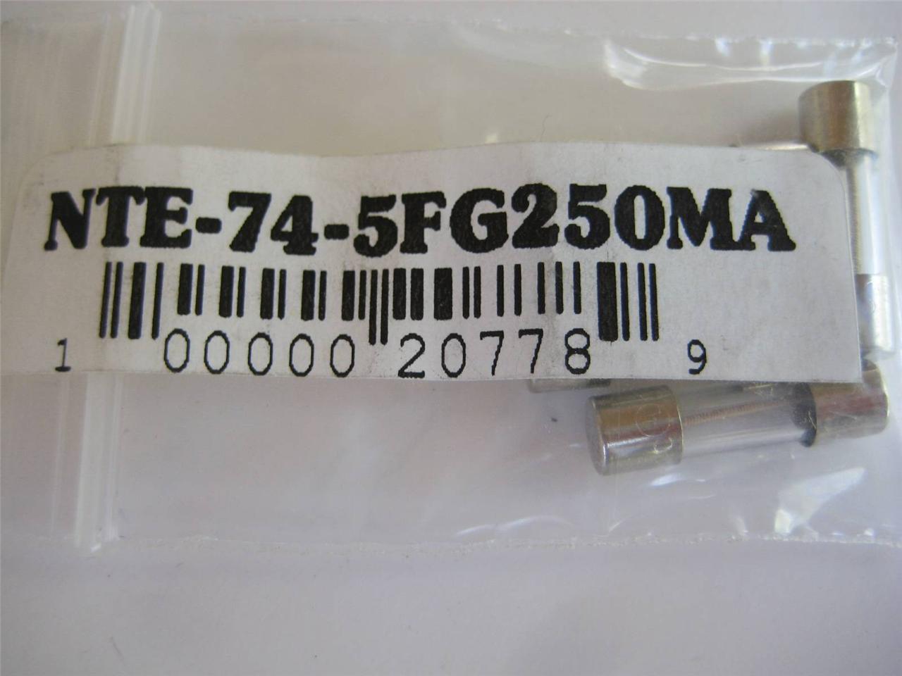 5X Littelfuse NTE Fuse 217 .125 1/8 .160 .25 1/4 4/10 .400 Amp 5x20 mm 250V Rápido - Imagen 9 de 13