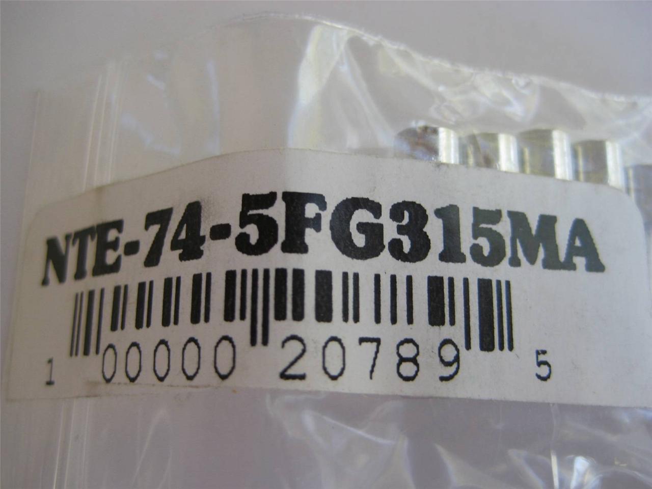 5X Littelfuse NTE Fuse 217 .125 1/8 .160 .25 1/4 4/10 .400 Amp 5x20 mm 250V Rápido - Imagen 11 de 13