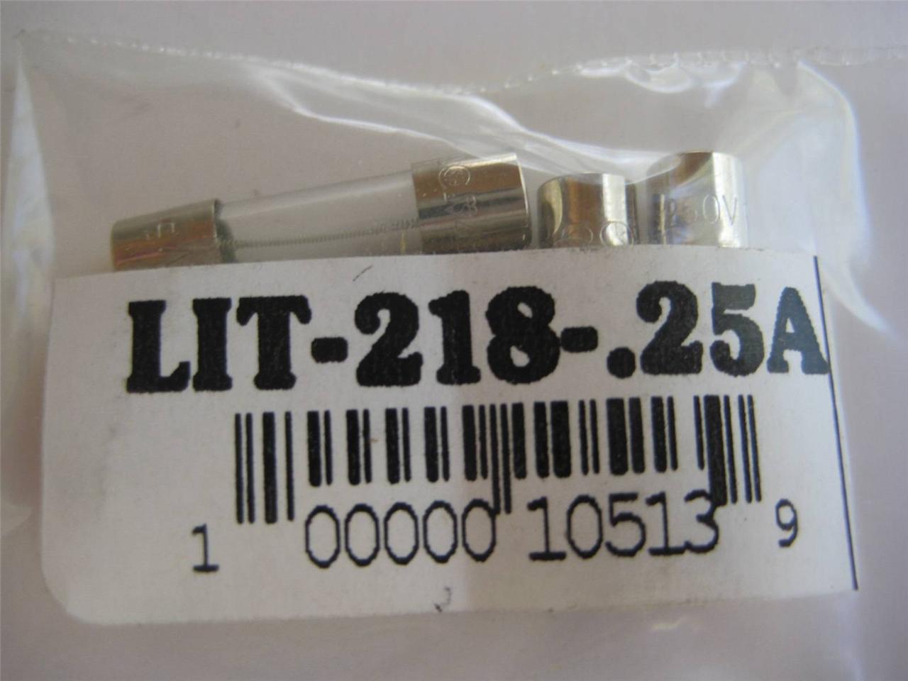 5x Littelfuse Fuse 218 .050 .080 .100 .125 .200 .315 .4 or .5A 5x20mm Slow Blow - Picture 8 of 12