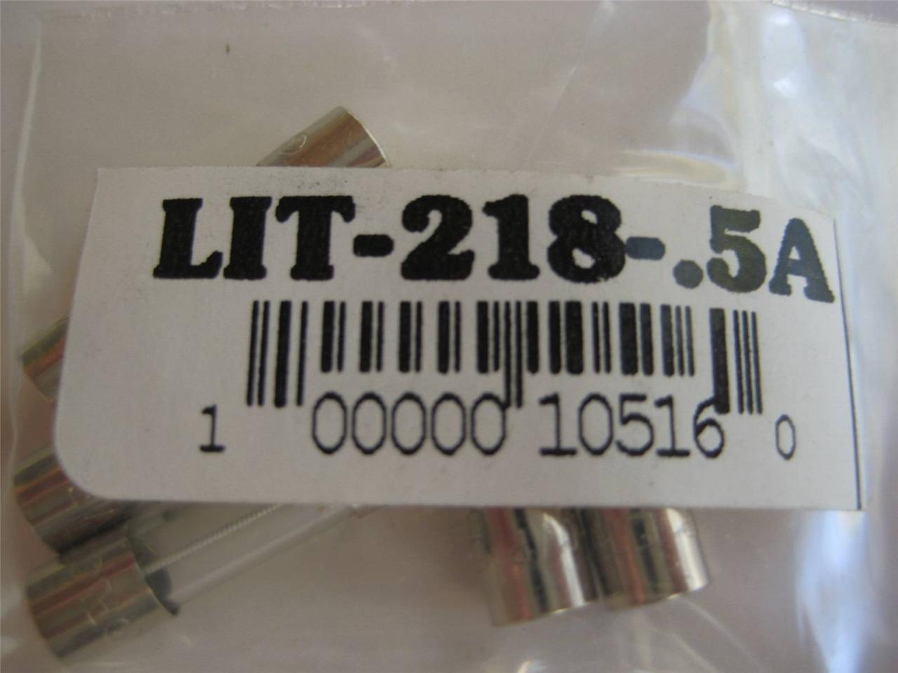 5x Littelfuse Fuse 218 .050 .080 .100 .125 .200 .315 .4 or .5A 5x20mm Slow Blow - Picture 11 of 12