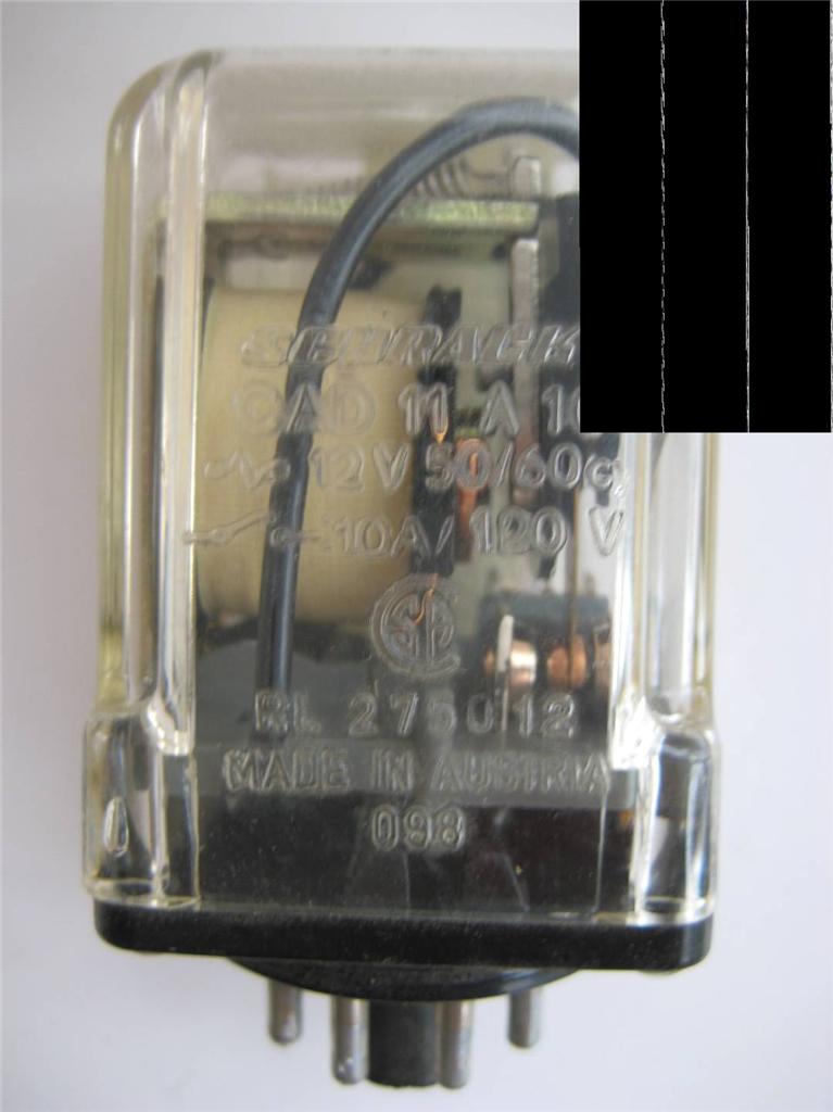 1X Schrack NTE ECG Electronics RELÉ R02-11A10 6 12 o 24 VAC DPDT 10A RLY - Imagen 4 de 6