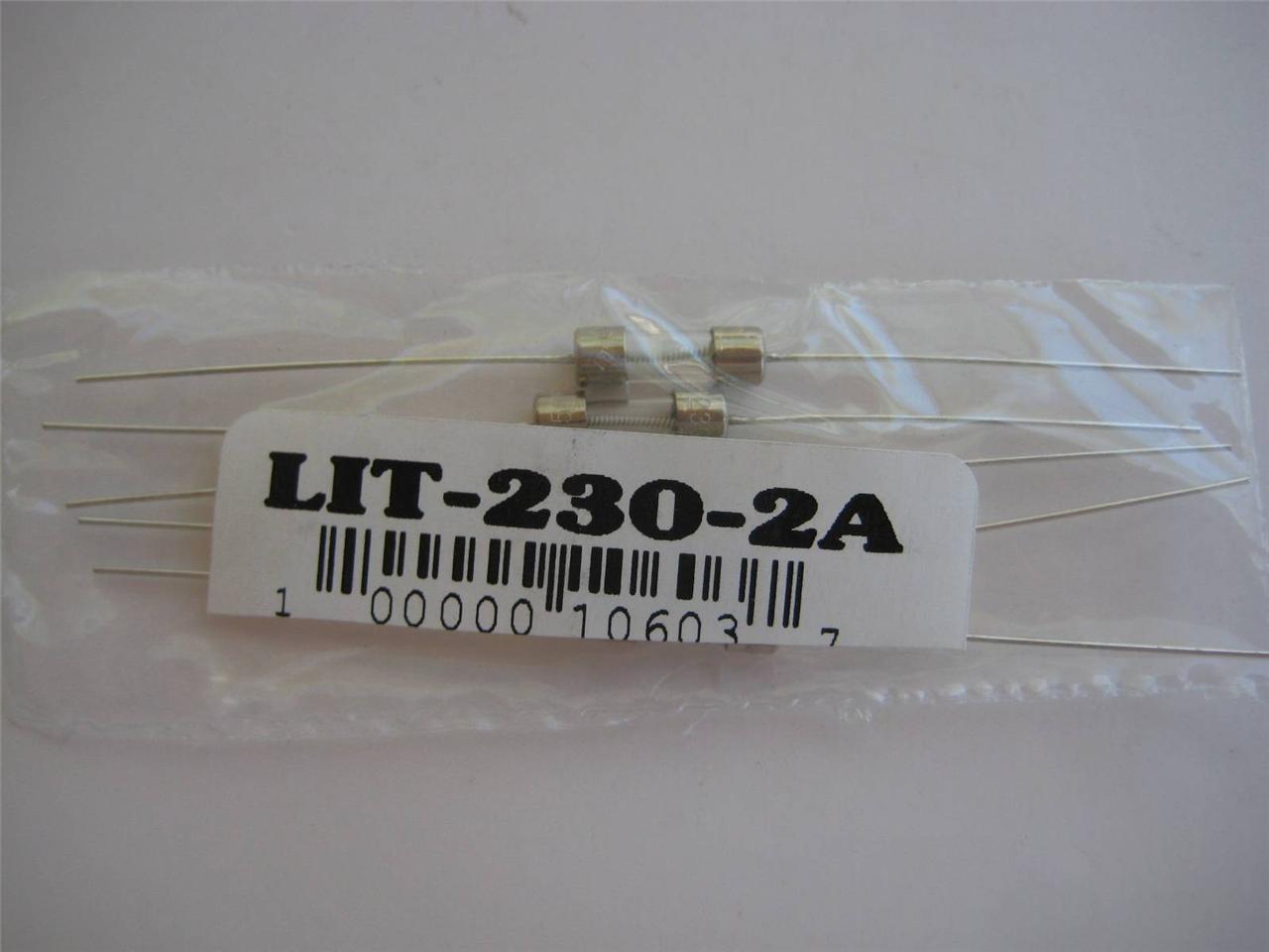 5X Littelfuse Fuse 230 2AG 1, 1-1/2, 2, 2-1/2, 3, 3,5 4 o 7 veces retardo PigTail - Imagen 6 de 11