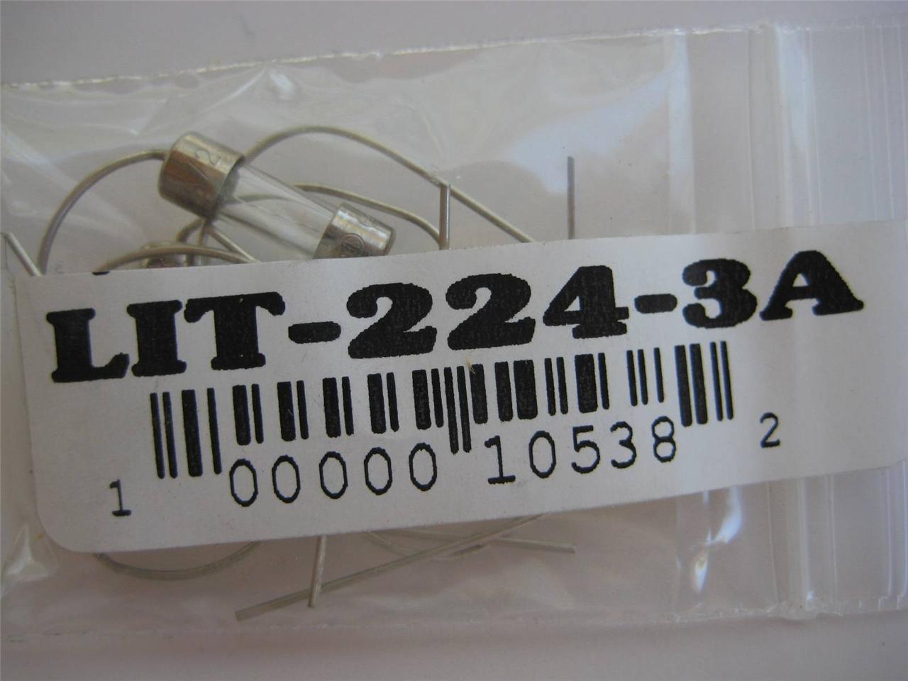 5X Littelfuse Fuse 224 .250 .500 .750 1 1.5 2 2.5 3.5 4 5 6 7 8 o 10 2AG NUEVO DE LOTE ANTIGUO - Imagen 8 de 15
