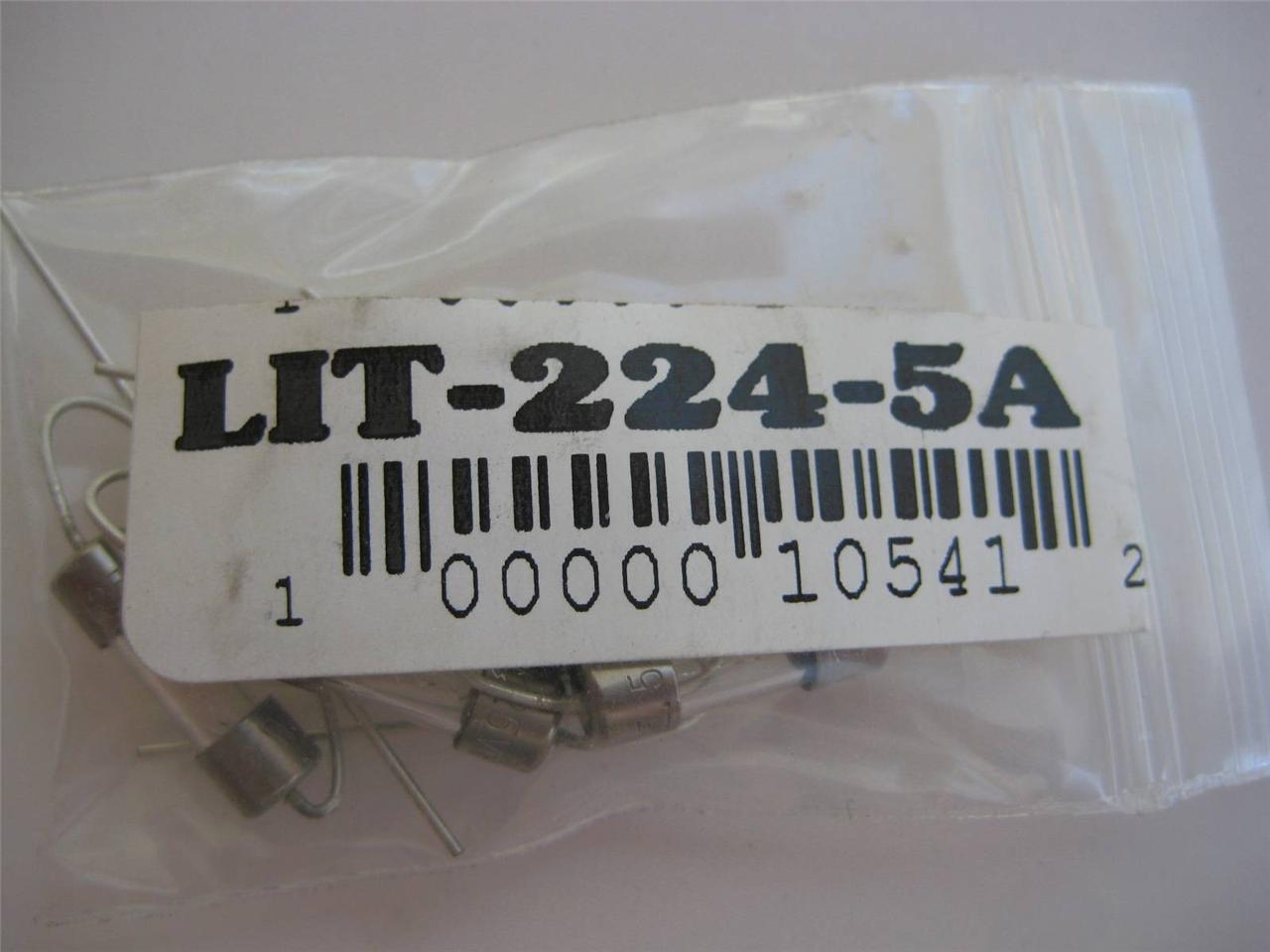 5X Littelfuse Fuse 224 .250 .500 .750 1 1.5 2 2.5 3.5 4 5 6 7 8 o 10 2AG NUEVO DE LOTE ANTIGUO - Imagen 11 de 15