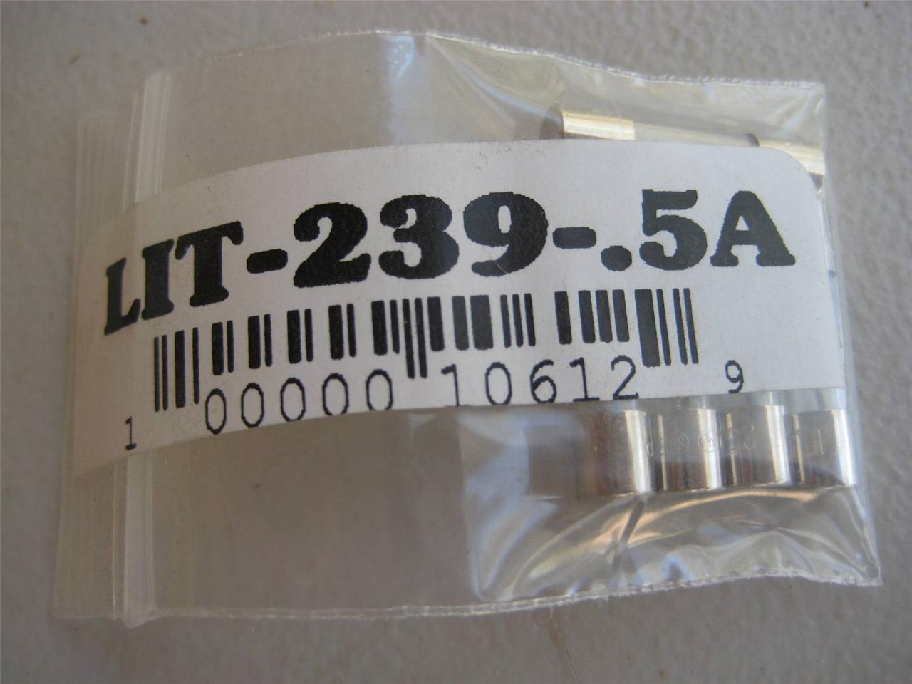 5X Littelfuse Fuse 239 .200 .300 1/2 3/4 1 1-1/4 1-6/10 o 2-1/2 Amp 5x20 mm T - Imagen 4 de 12