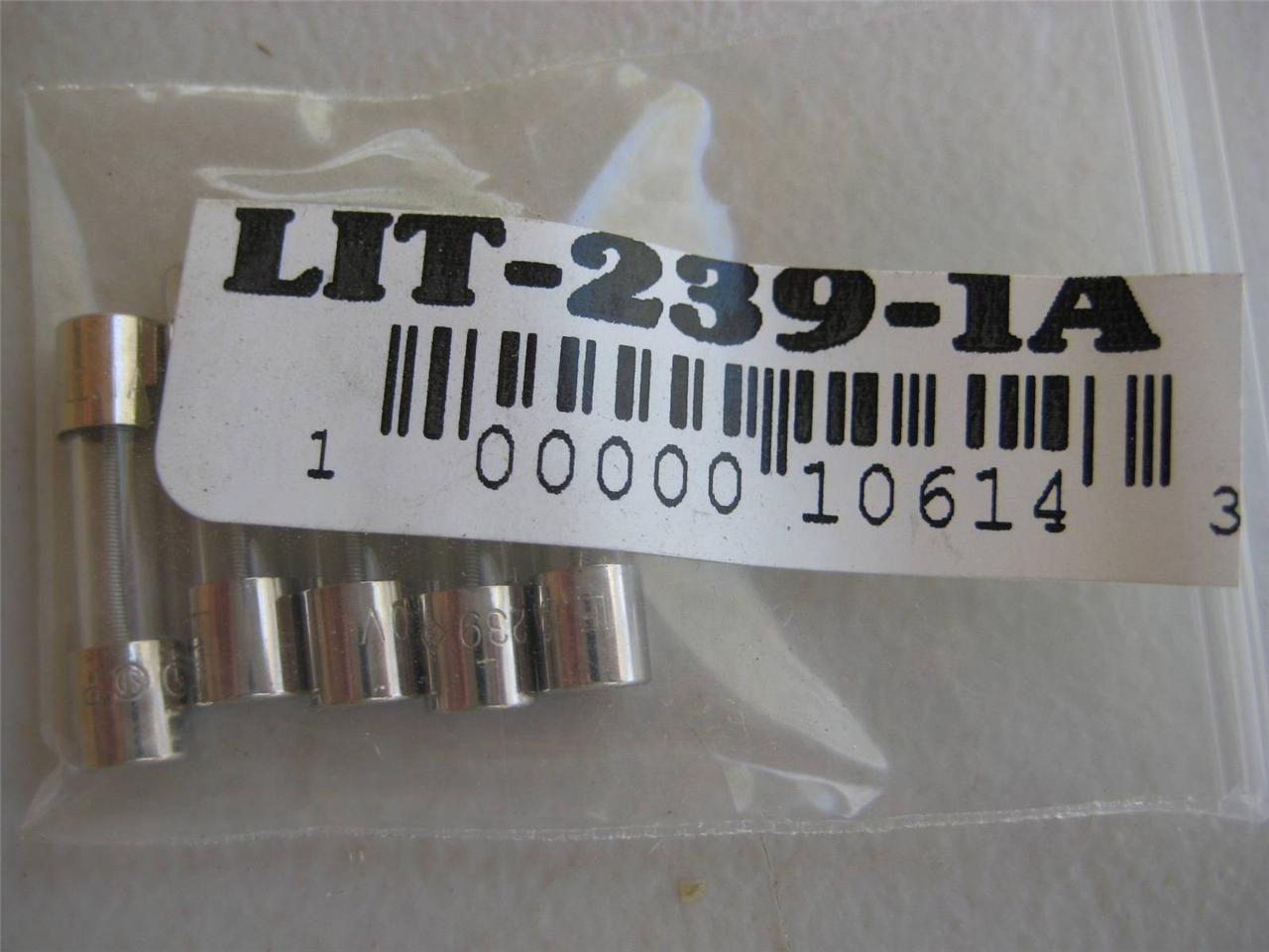 5X Littelfuse Fuse 239 .200 .300 1/2 3/4 1 1-1/4 1-6/10 o 2-1/2 Amp 5x20 mm T - Imagen 6 de 12