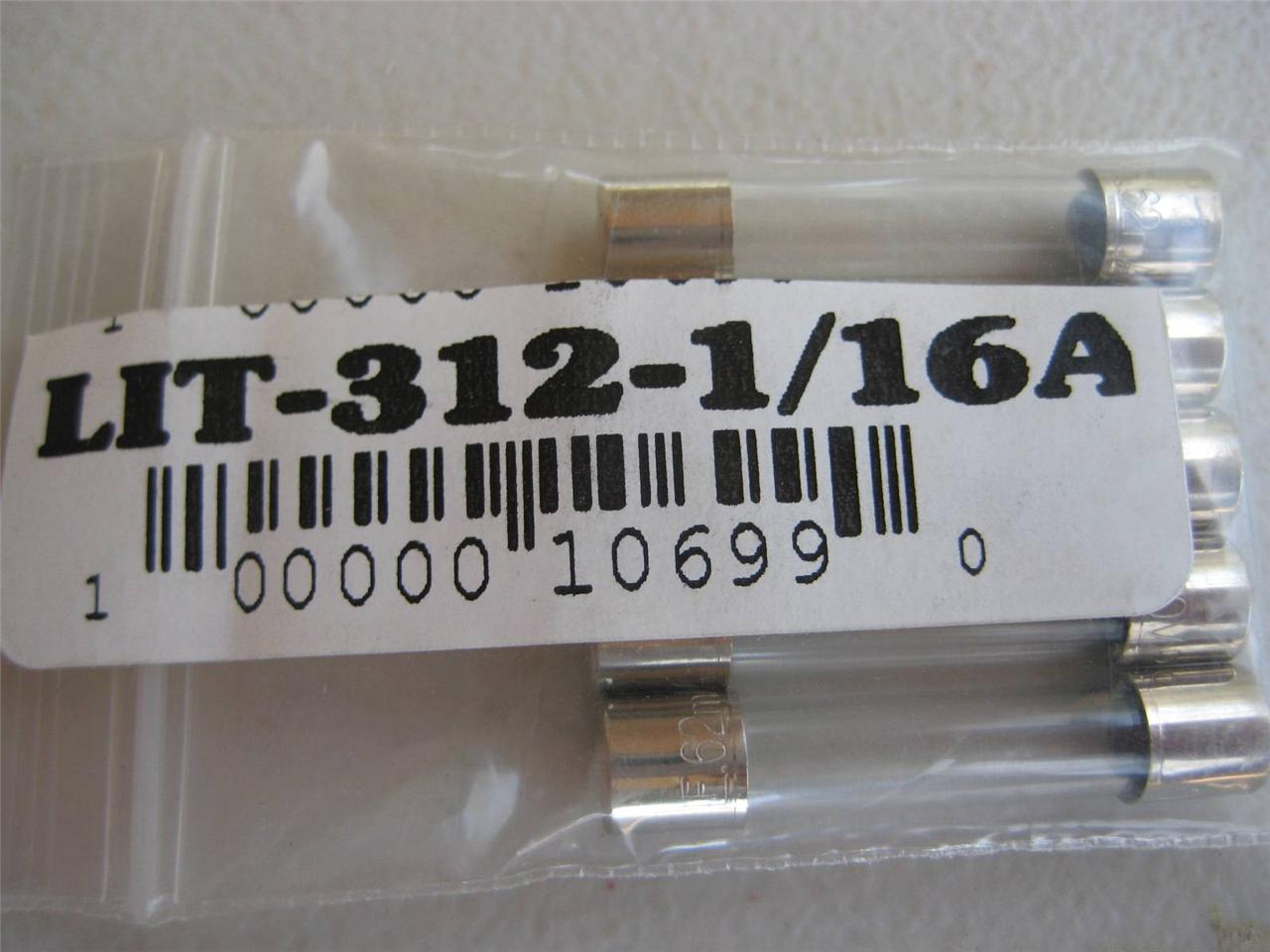 5x Littelfuse Fusible 312 1/100 15/100 .175 1/10 1/8 3/16 2/10 o 3/10 Amp - Imagen 6 de 11