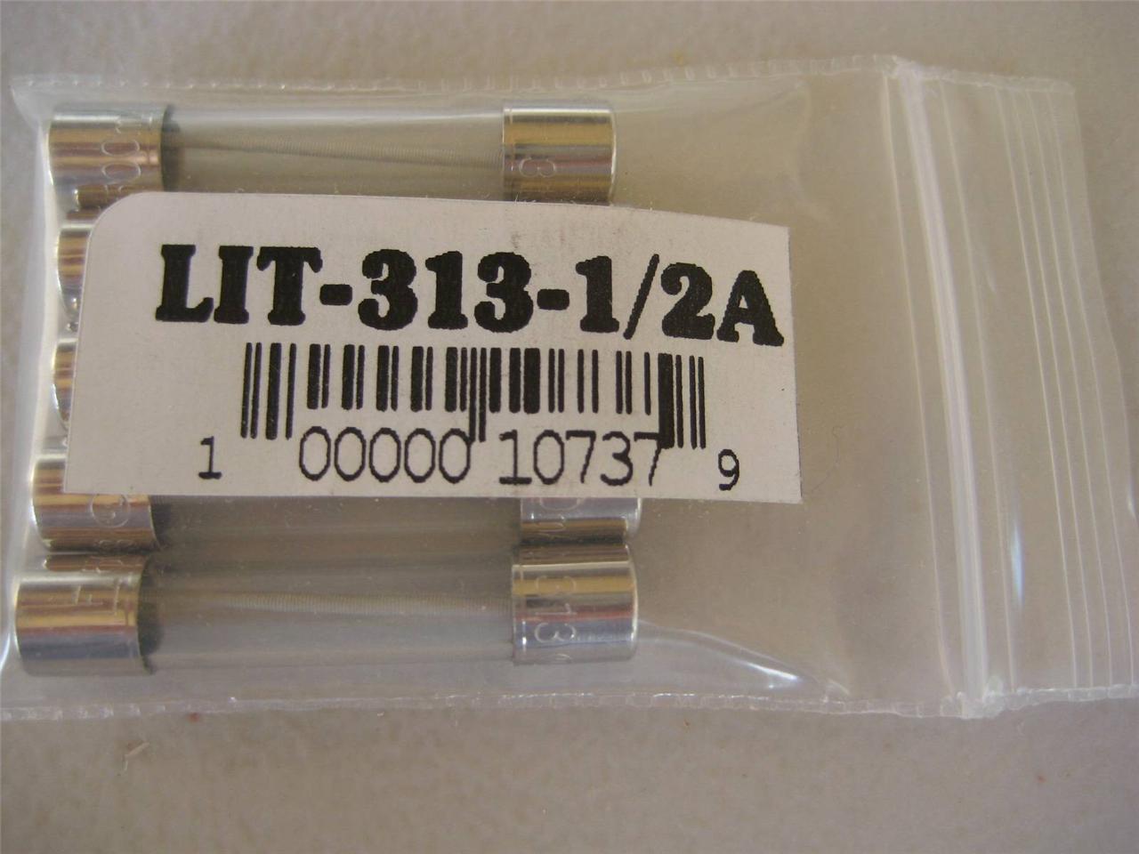 5X Littelfuse Fuse 313 2/10 3/10 4/10 1/2 6/10 7/10 3/4 1 1-2/10 1-1/4 or 1.5 A - Picture 5 of 13