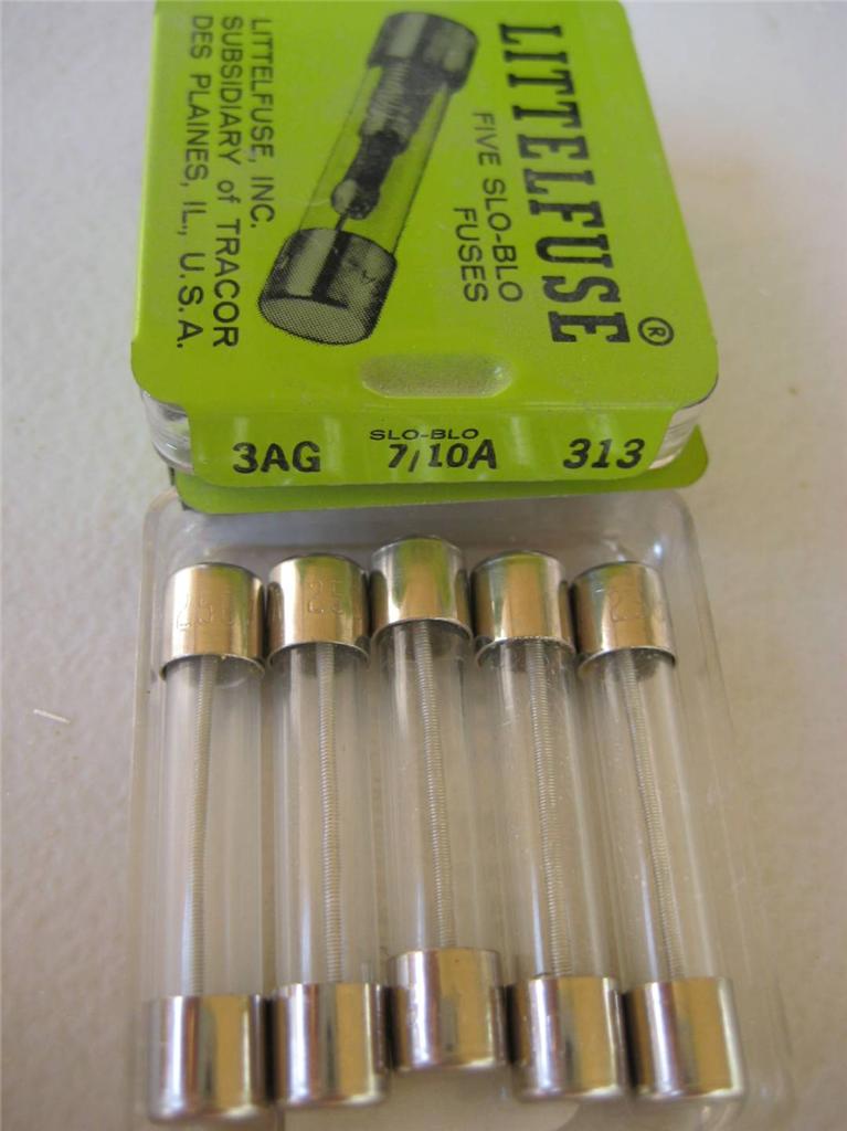 5X Littelfuse Fuse 313 2/10 3/10 4/10 1/2 6/10 7/10 3/4 1 1-2/10 1-1/4 or 1.5 A - Picture 7 of 13
