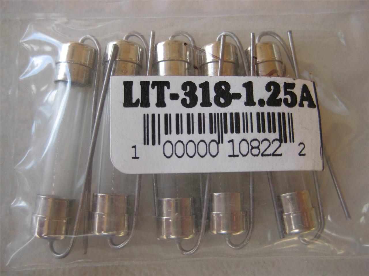 5X Littelfuse 3AG Fuse 318 1/8 1/2 3/8 6/10 3/4 1 1-1/4 o 1-1/2 Fast PigTail - Imagen 8 de 9