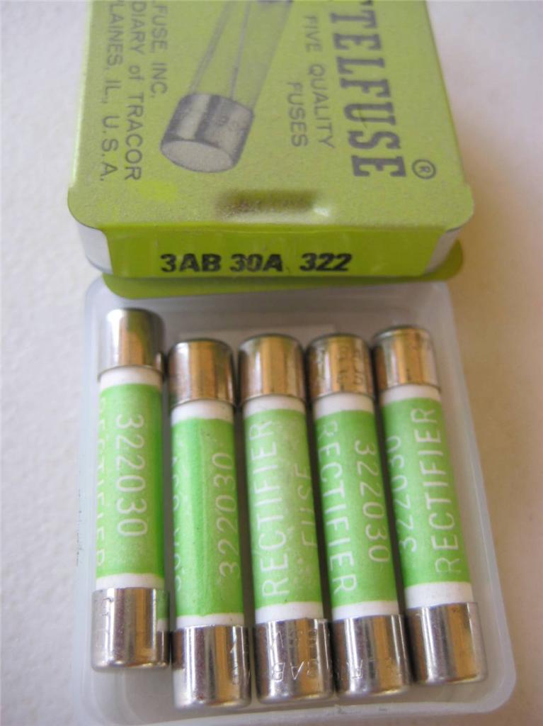 5-Pack Littelfuse 229 3/8" 2AG Slow Blow Time Delay Fuses - 2 Amp