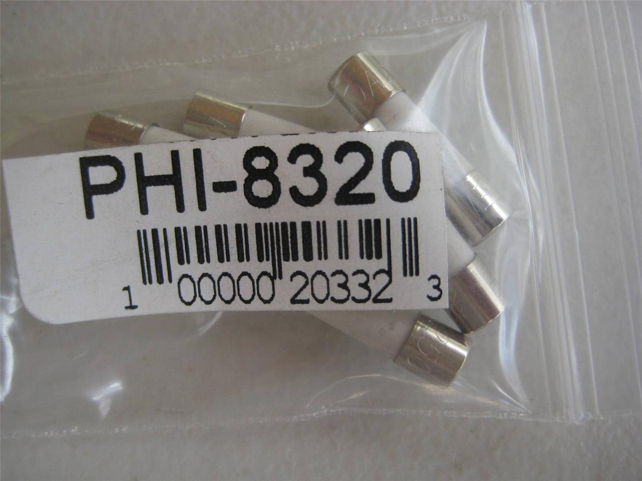 5X Philmore FUSIBLES 5x20MM Blo de acción rápida F 250 Voltios CERÁMICA 25 o 30 Amp 216 - Imagen 2 de 4