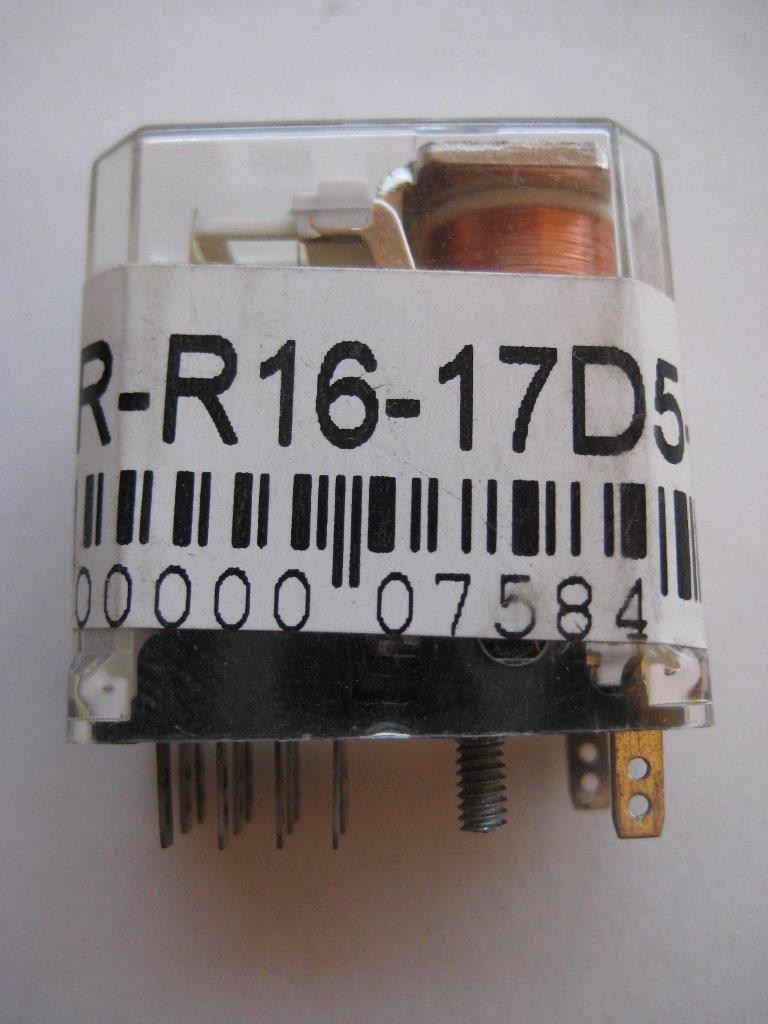 1x NTE Electronics Relay R16-17D5 R16-17A5 5 12 24 VDC or 120 VAC 5Amp 4PDT - Picture 2 of 5