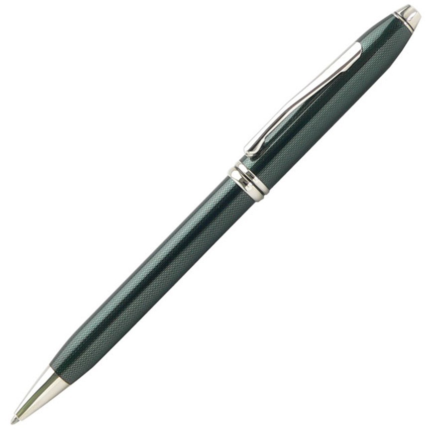 Cross Townsend Emerald Green & Rhodium Ballpoint Pen eBay
