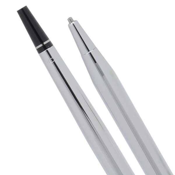 Cross Desk Set Replacement Lustrous Chrome Pen and Pencil set Cross