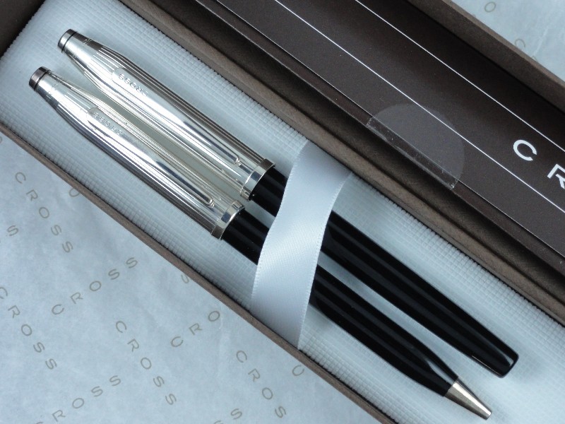 Cross Century II Sterling Silver & Black Selectip Rollerball Pen and