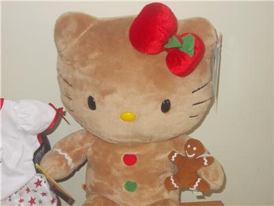 hello kitty gingerbread plush build a bear