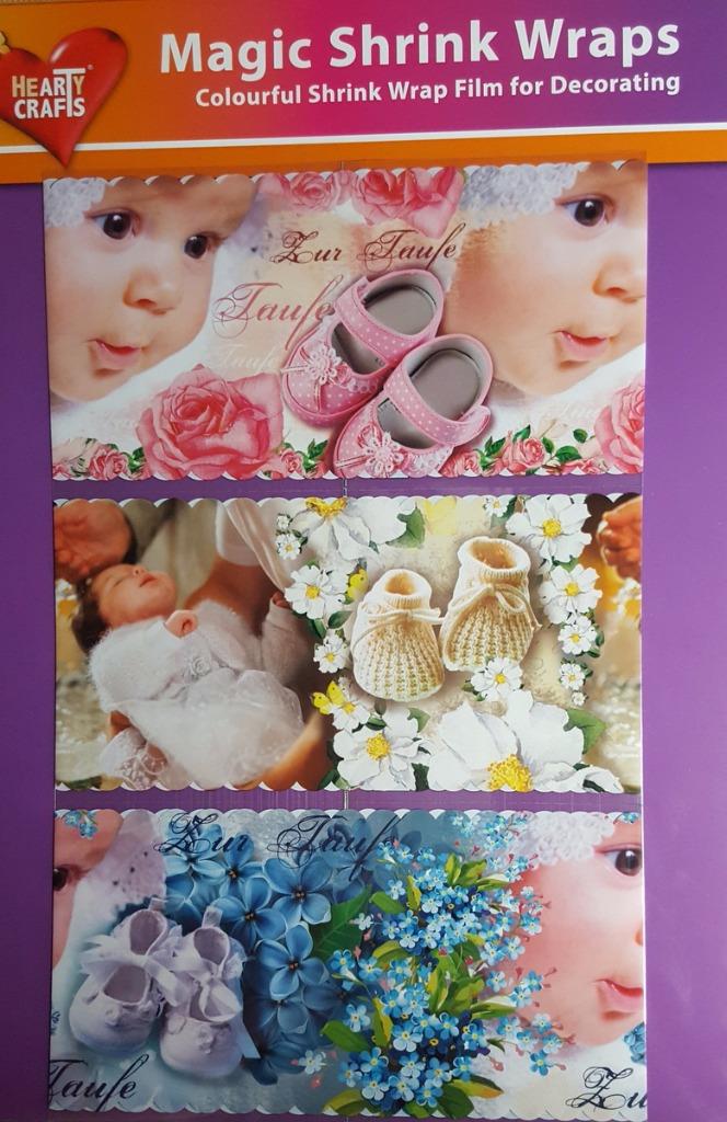 Magic Shrink Wraps-Flower Wedding Baby Tea Coffee Village Roses Easter 10cm NEW - Picture 8 of 13