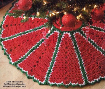 48x crochet pattern for beautiful christmas tree skirt 48x crochet pattern for beautiful christmas tree skirt