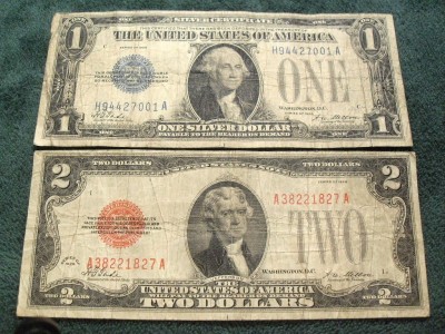 1928 SILVER CERTIFICATE TWO DOLLAR BILL 2 NOTES eBay