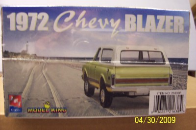 Amt Ertl 21638p Model Kit 1972 Chevy Blazer New Sealed Ebay