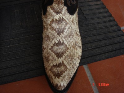 copperhead snakeskin boots