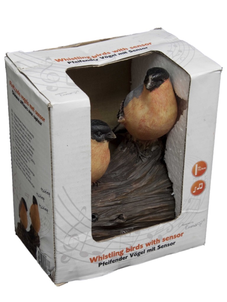 Ornamental Motion Sensor Whistling Bird Garden Ornament eBay