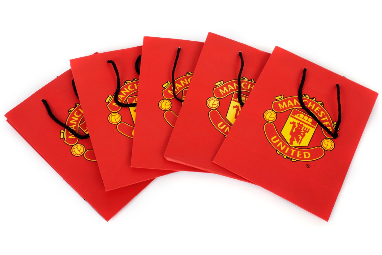 Manchester United 5, 10, 20 or 50 Official Football Gift Party Bags NEW
