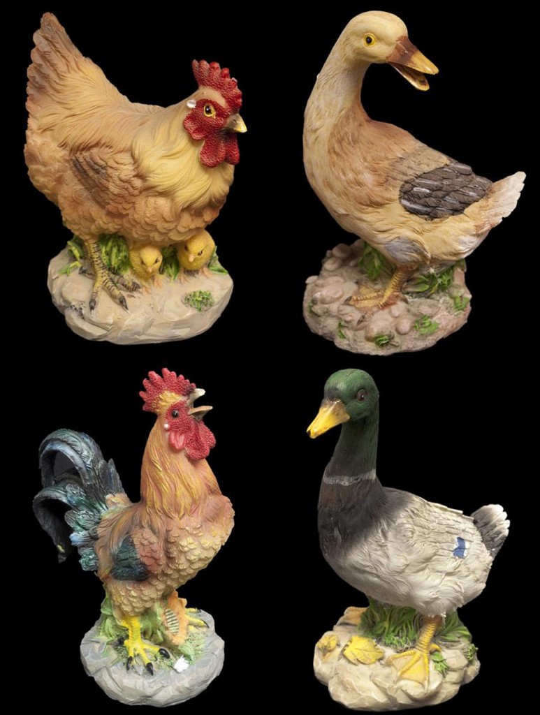 plastic animal yard ornaments