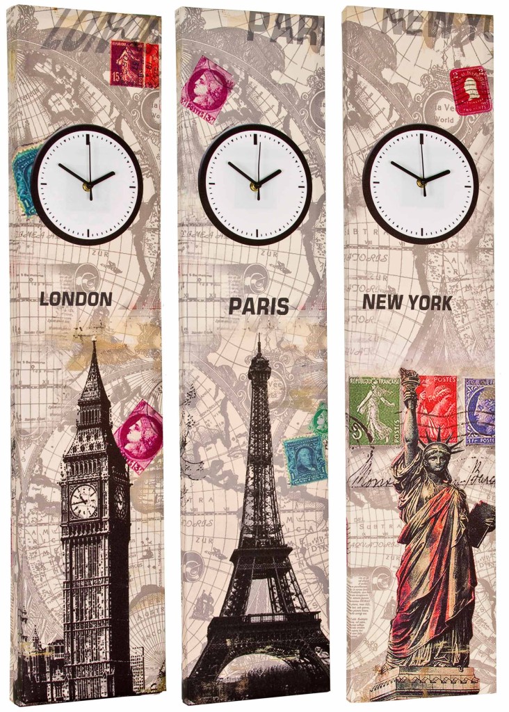 Retro Wall Art tall 90cm canvas working clock wall art picture retro print home Retro Wall Art tall 90cm canvas working clock wall art picture retro print home