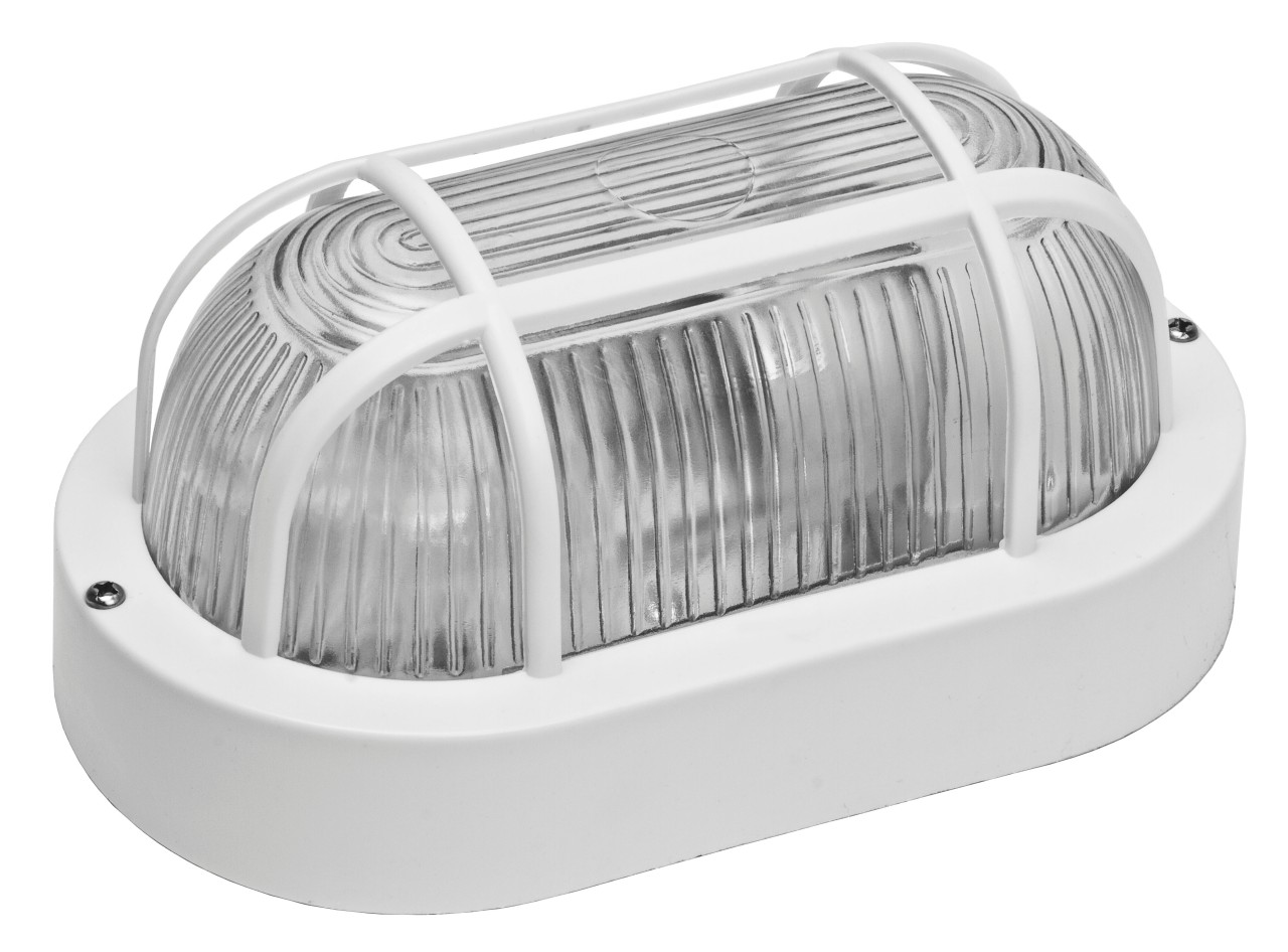 60W Plastic & Glass Bulk Head Security Outdoor Garden Patio Wall Light Lantern eBay