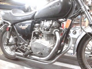 xs650 exhaust pipes
