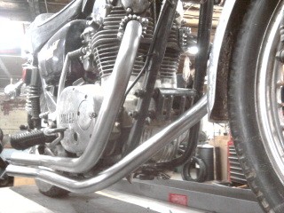 xs650 exhaust pipes