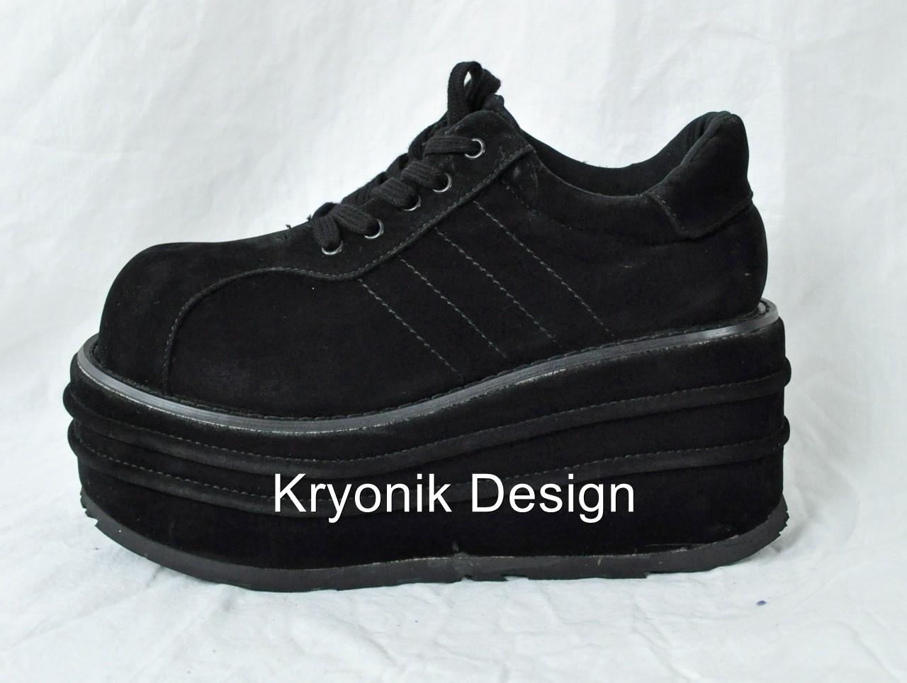 platform goth sneakers