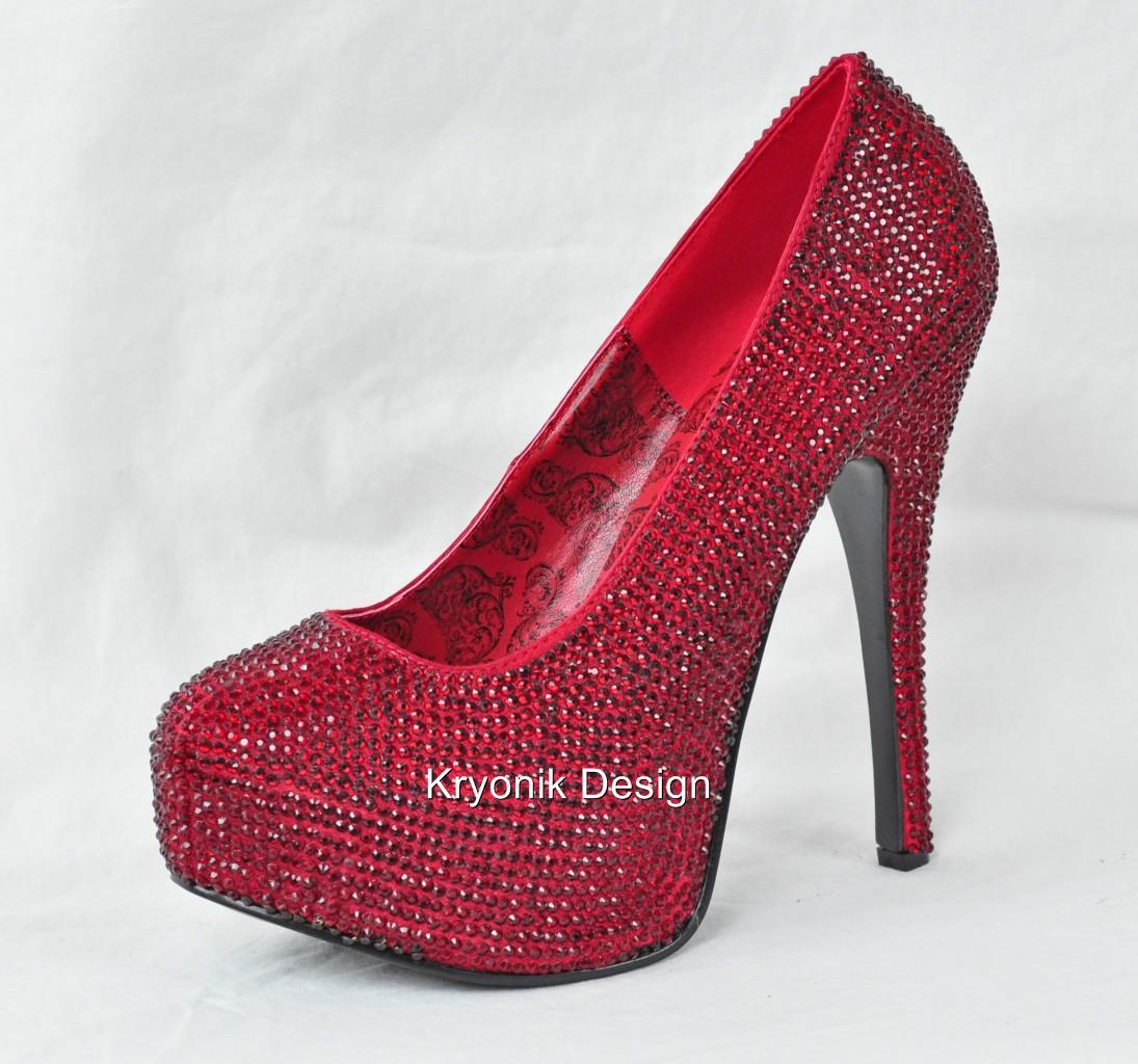 pumps with bling