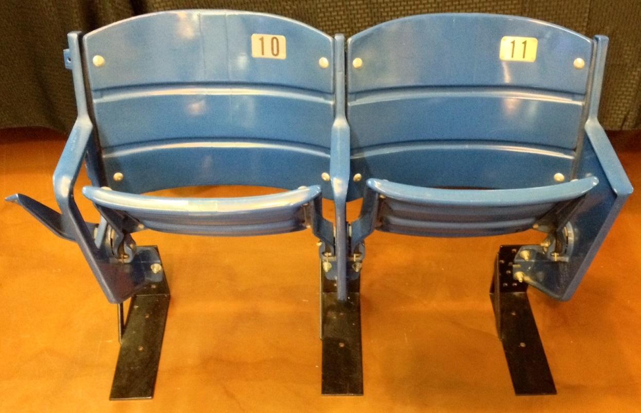 Authentic Philadelphia VETERANS STADIUM SEAT PAIR w/ LIBERTY BELL End Cap + COA eBay