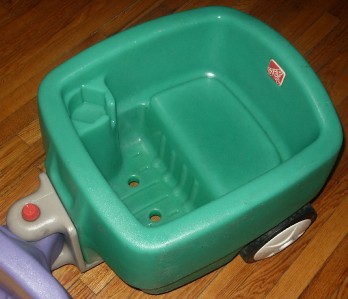 Step 2 Choo Choo Trailer Wagon Green Purple Set