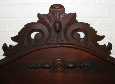 Coverlets Beds Footboards on Antique Wooden Bed Headboard Footboard W Rails Ebay
