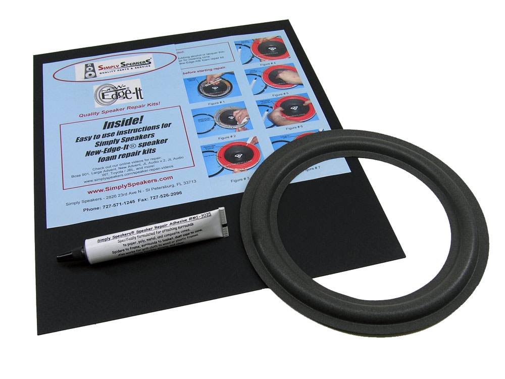 Velodyne 8" VA907 Subwoofer Speaker Foam Surround Repair Kit Single