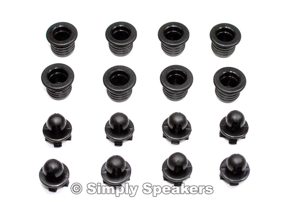Speaker Grill Peg Kit Medium, 8Pack Ball and Socket Fastener GCMDPEG