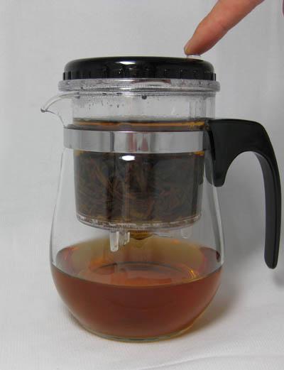 500ml Glass teapot,with filter and inner cup, easy use