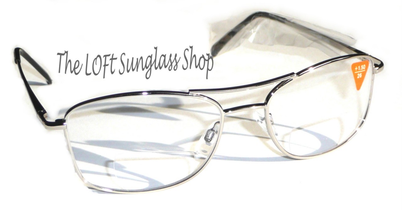 Metal Framed Light Bifocal Reading Glasses High Quality Asphereic