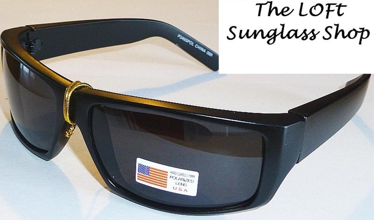Men's Sports Wrap Made in the USA POLARIZED Aviator Sunglasses Quality