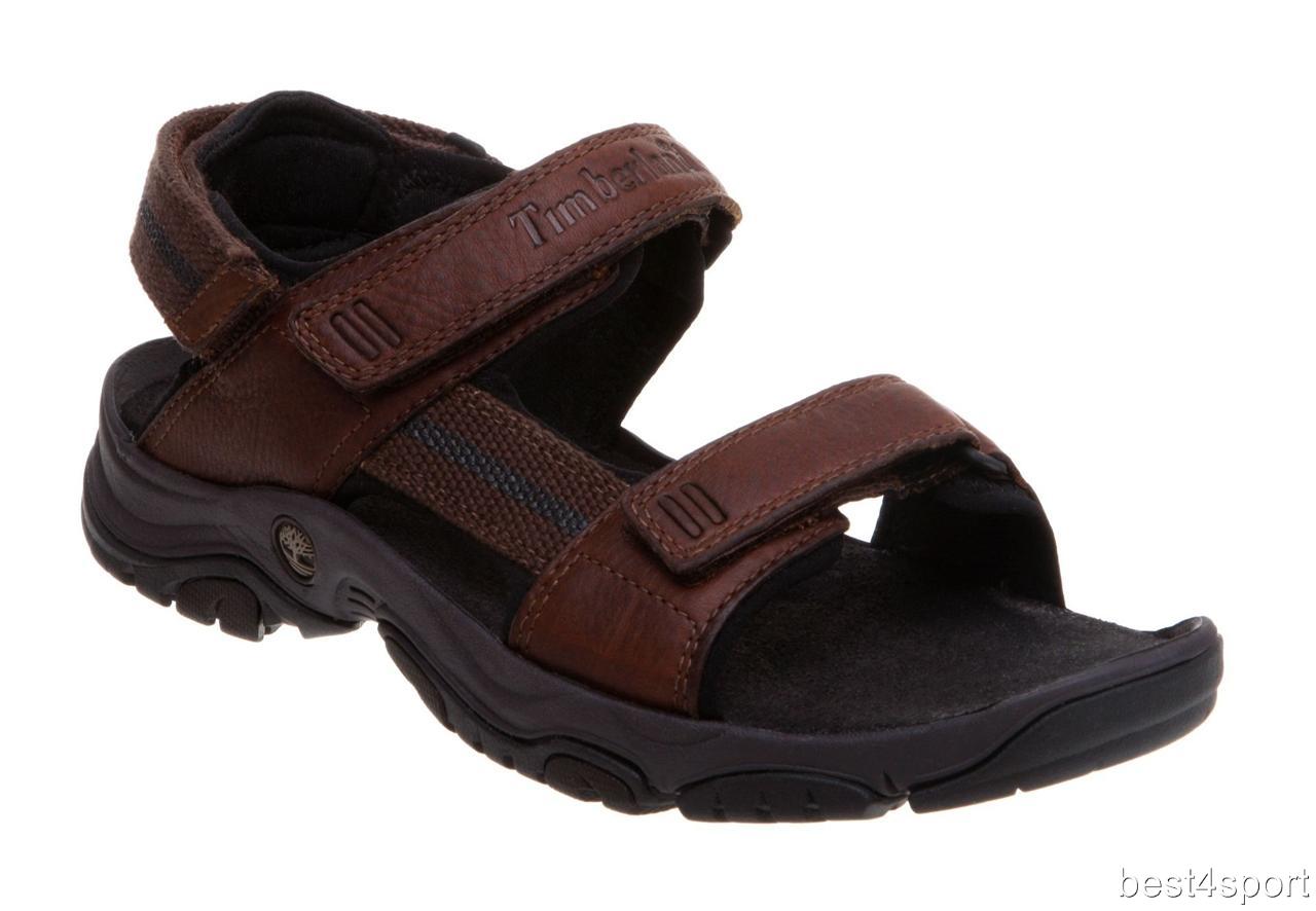 TIMBERLAND Men's Traditional SANDALS -Leather Upper - NEW - Brown ...